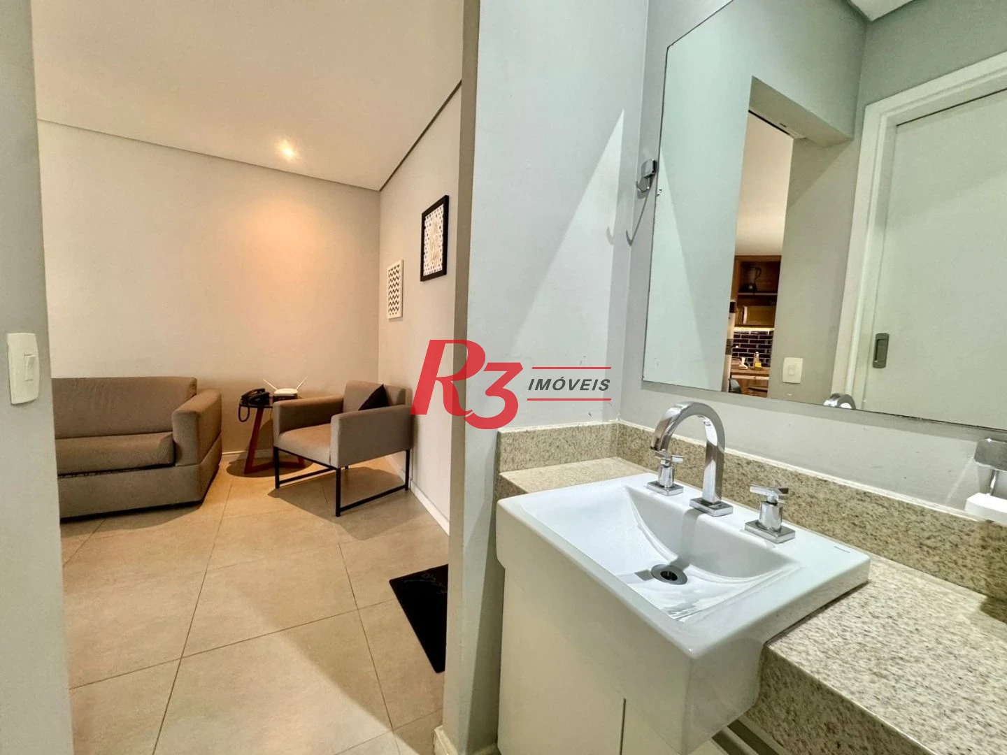 Apartamento com 1 dormitório, 45 m² - venda por R$ 660.000,00 ou aluguel por R$ 5.620,00/mês - Pompéia - Santos/SP