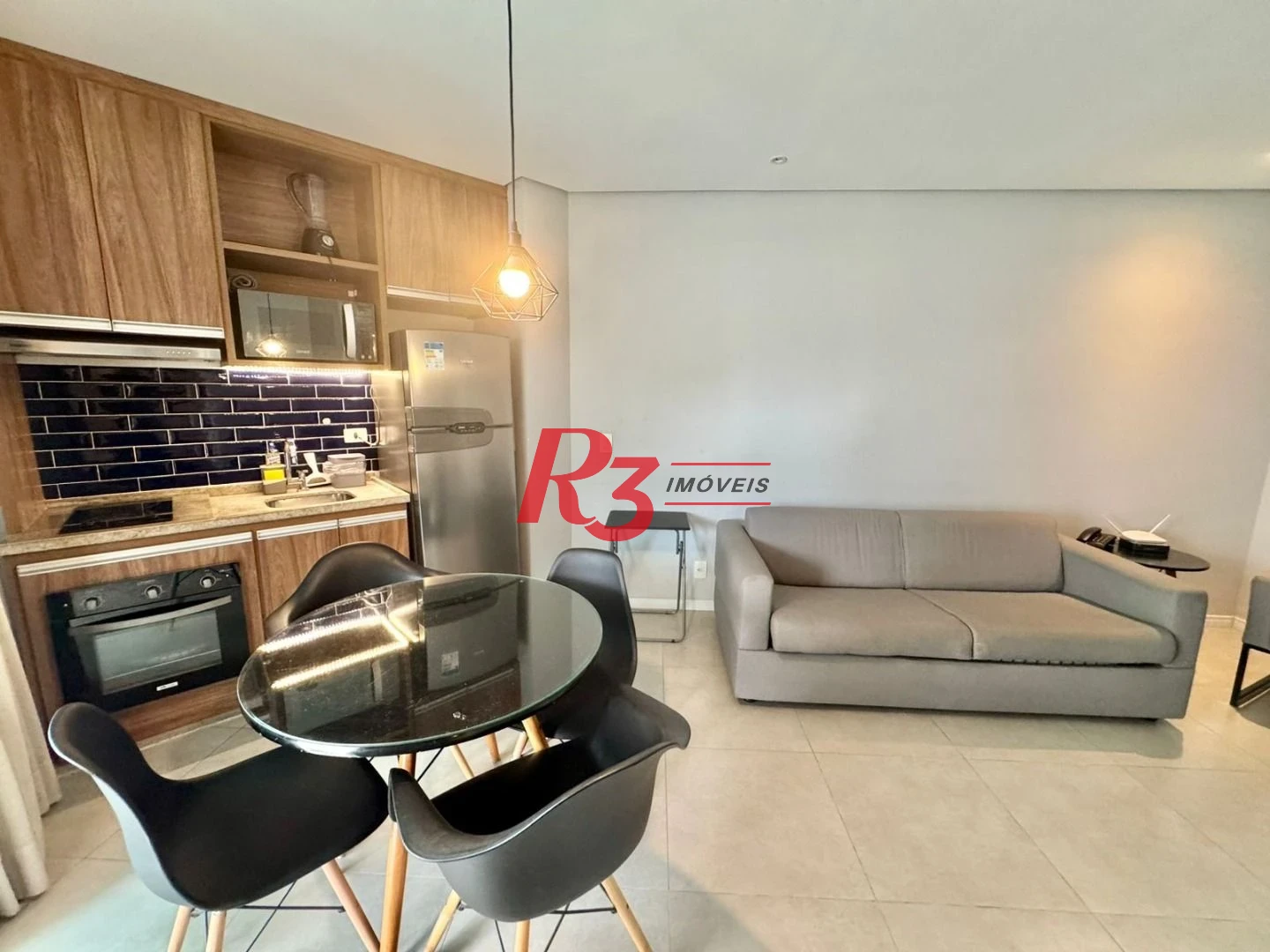 Apartamento com 1 dormitório, 45 m² - venda por R$ 660.000,00 ou aluguel por R$ 5.620,00/mês - Pompéia - Santos/SP