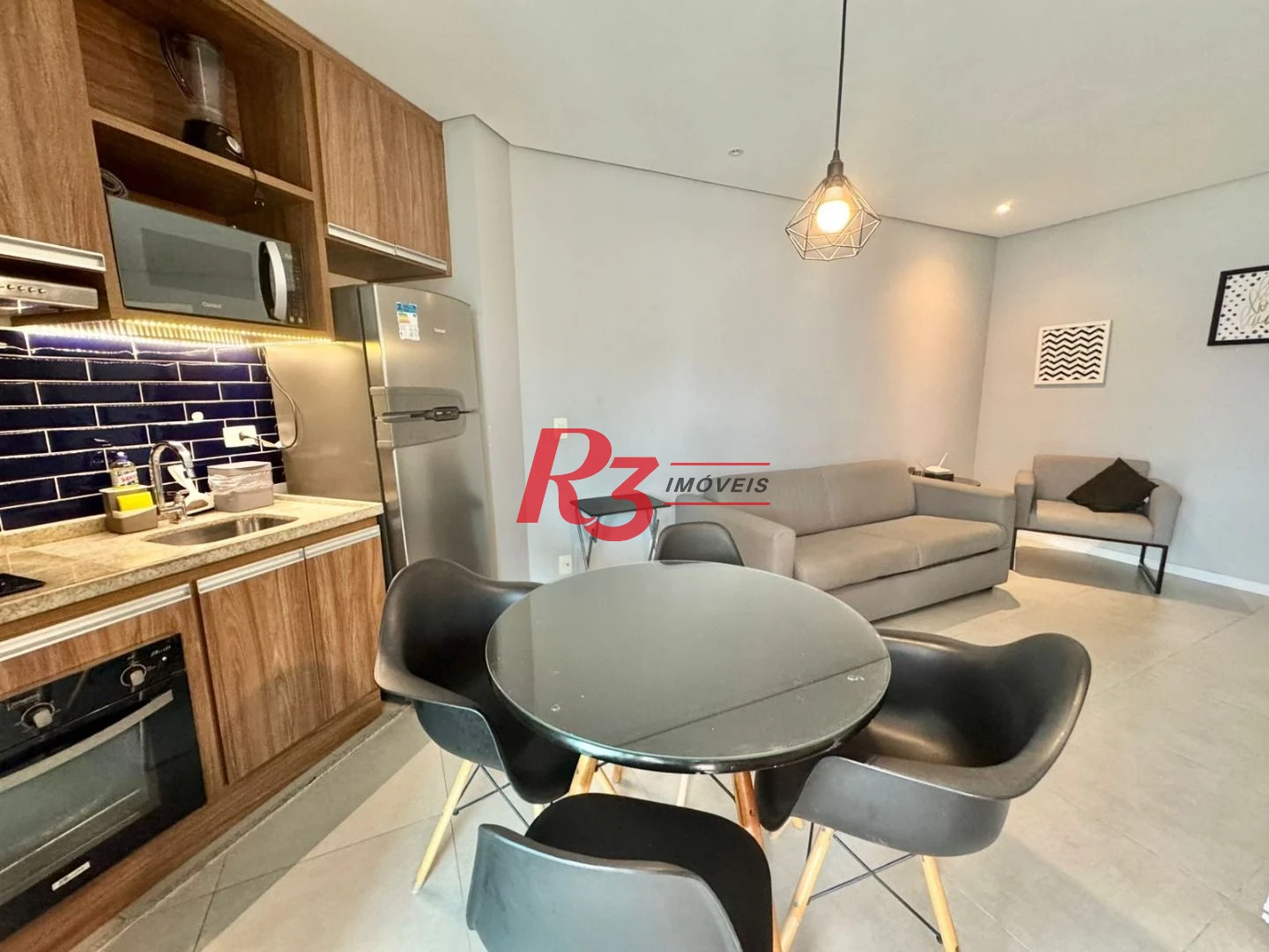 Apartamento com 1 dormitório, 45 m² - venda por R$ 660.000,00 ou aluguel por R$ 5.620,00/mês - Pompéia - Santos/SP