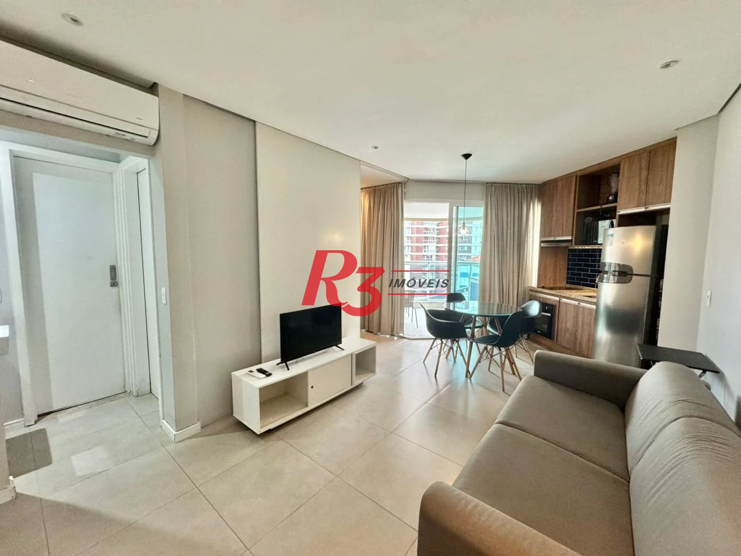Apartamento com 1 dormitório, 45 m² - venda por R$ 660.000,00 ou aluguel por R$ 5.620,00/mês - Pompéia - Santos/SP