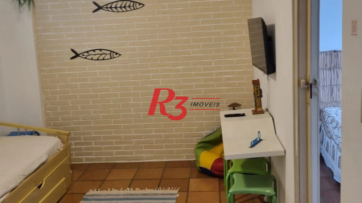 Apartamento com 1 dormitório para alugar, 48 m² por R$ 3.250,00/mês - Aparecida - Santos/SP