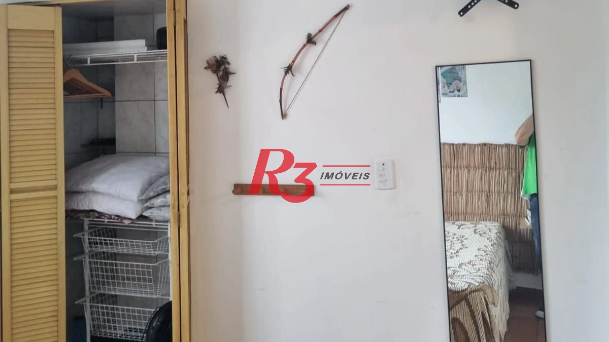 Apartamento com 1 dormitório para alugar, 48 m² por R$ 3.250,00/mês - Aparecida - Santos/SP