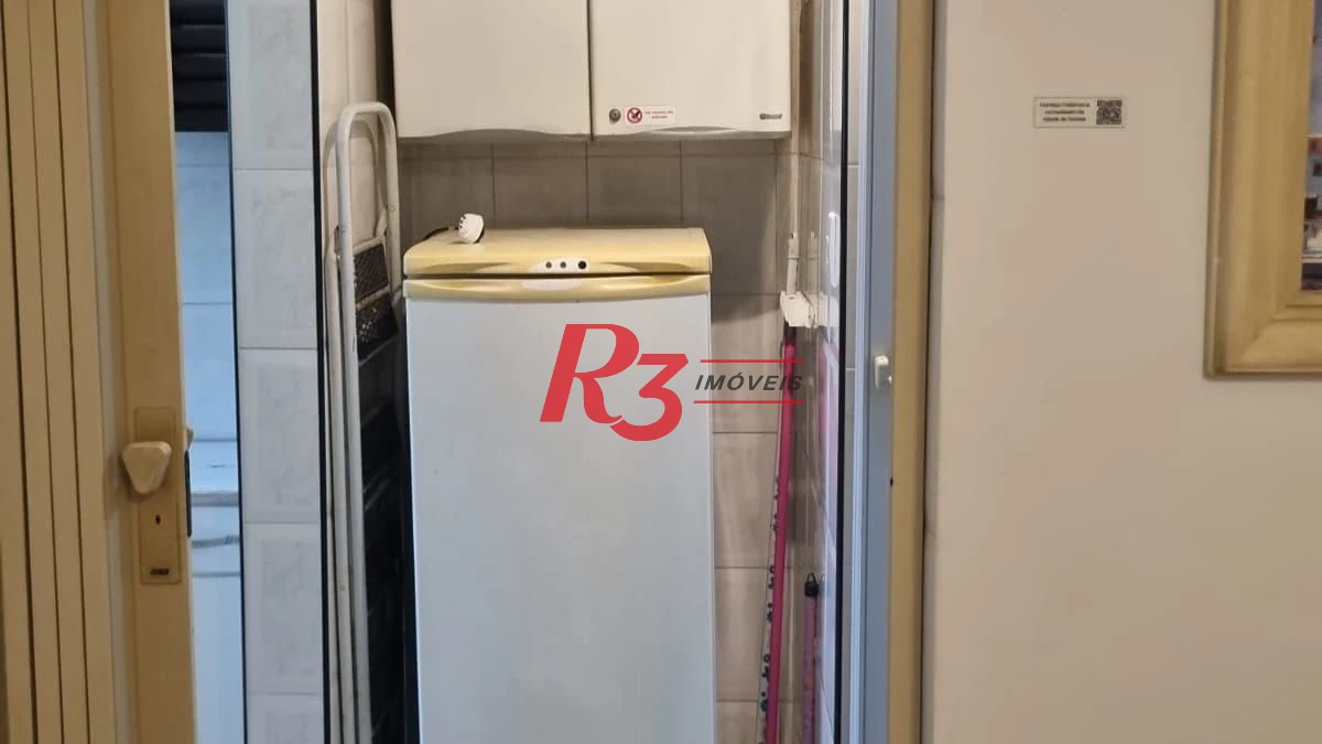 Apartamento com 1 dormitório para alugar, 48 m² por R$ 3.250,00/mês - Aparecida - Santos/SP