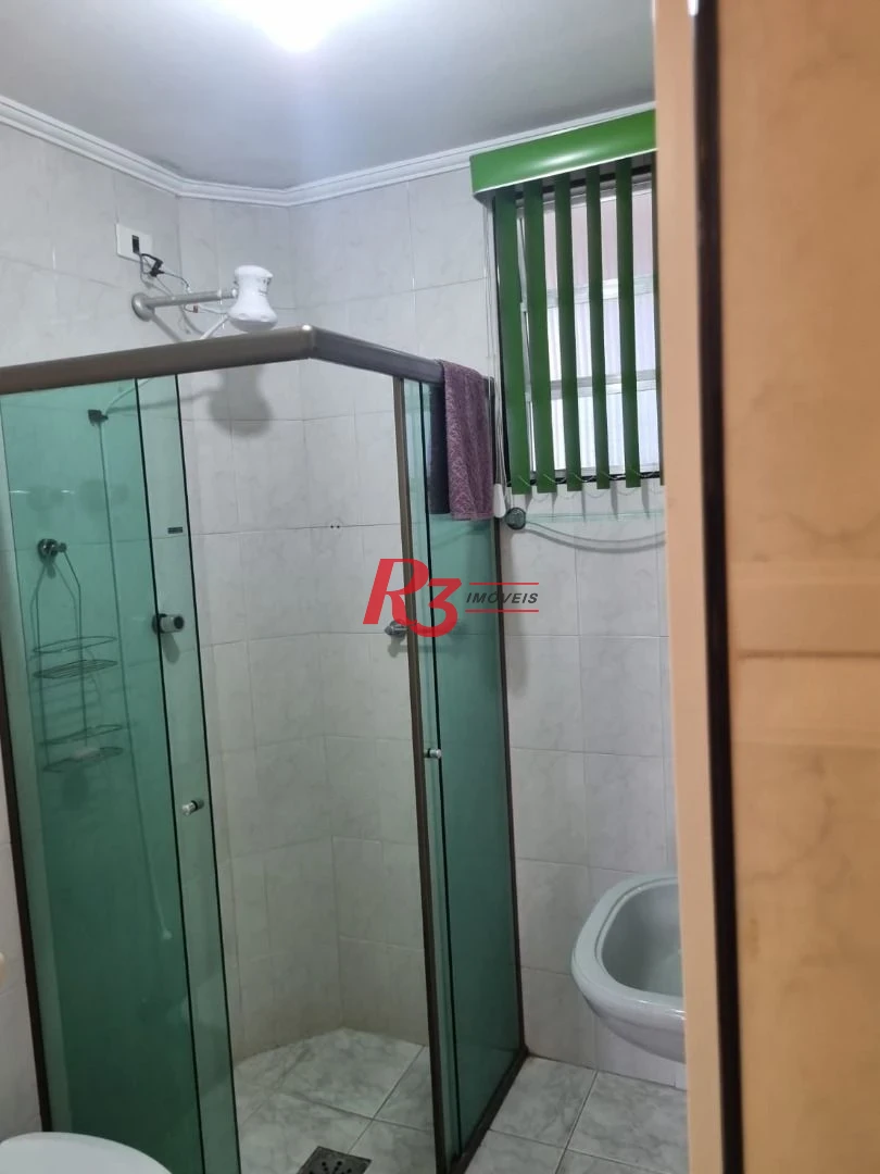 Apartamento com 1 dormitório para alugar, 48 m² por R$ 3.250,00/mês - Aparecida - Santos/SP