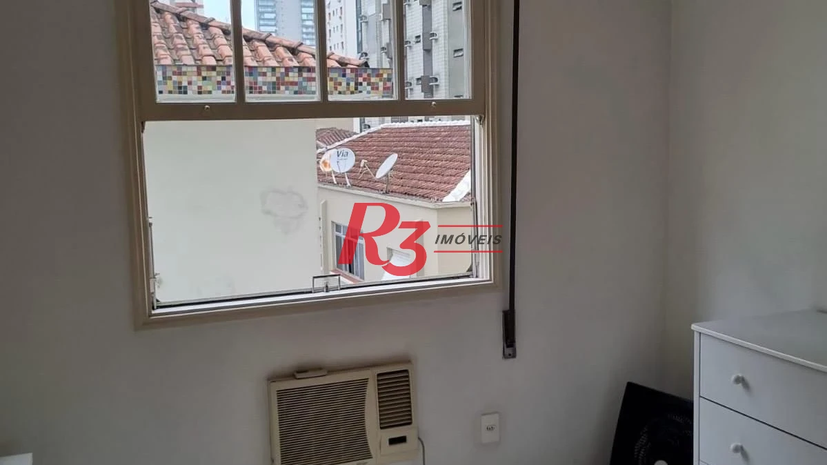 Apartamento com 1 dormitório para alugar, 60 m² por R$ 3.700,00/mês - Pompéia - Santos/SP