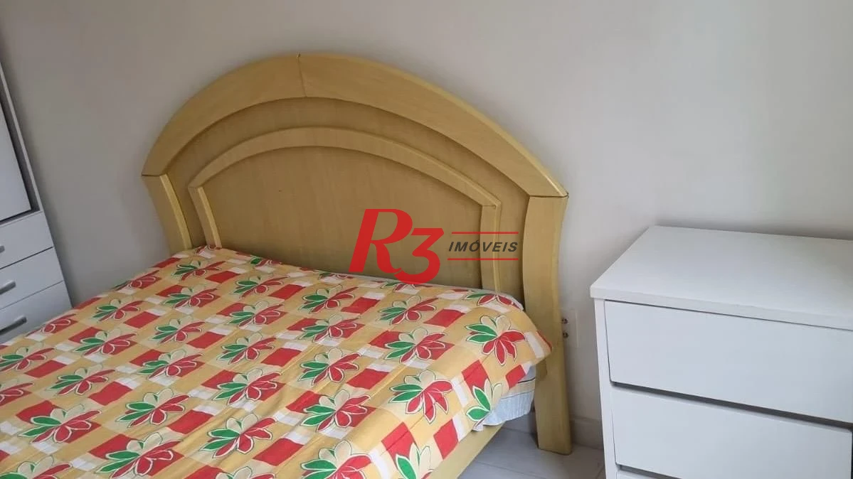 Apartamento com 1 dormitório para alugar, 60 m² por R$ 3.700,00/mês - Pompéia - Santos/SP