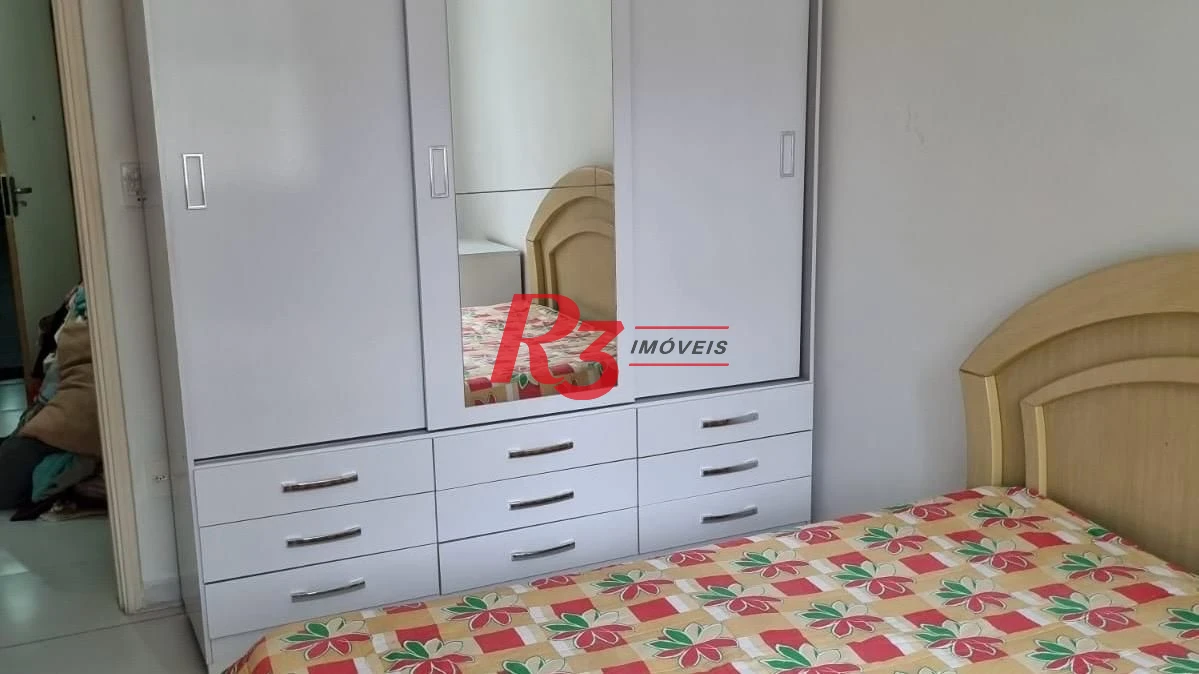 Apartamento com 1 dormitório para alugar, 60 m² por R$ 3.700,00/mês - Pompéia - Santos/SP