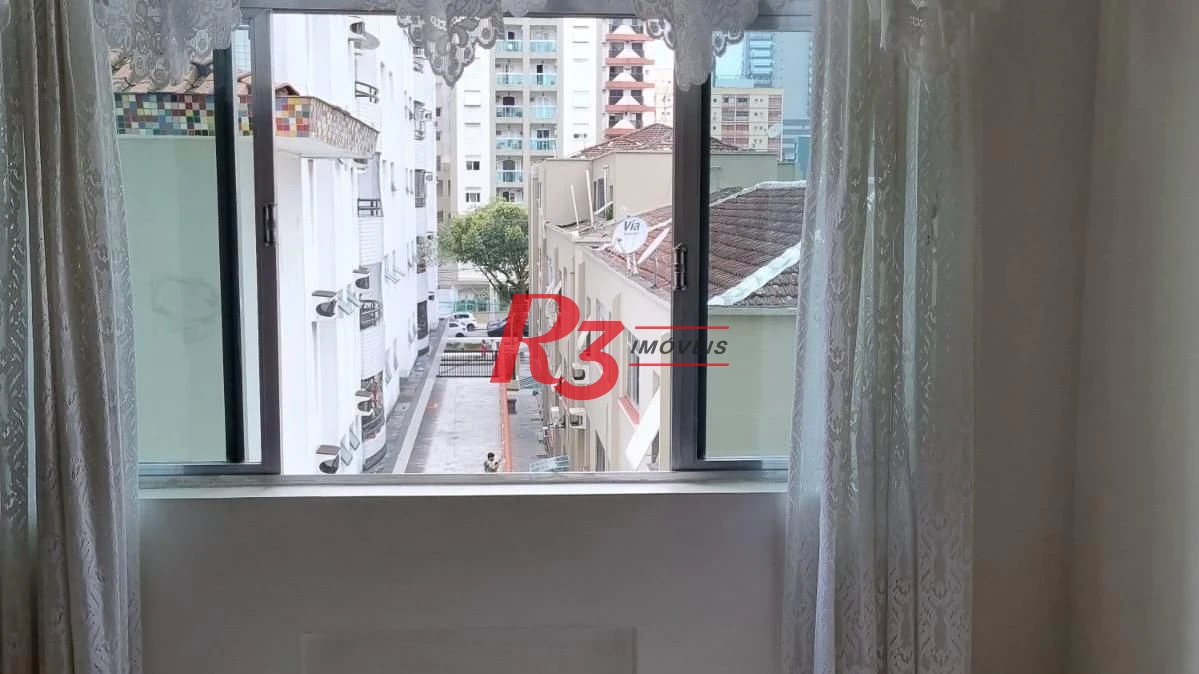 Apartamento com 1 dormitório para alugar, 60 m² por R$ 3.700,00/mês - Pompéia - Santos/SP
