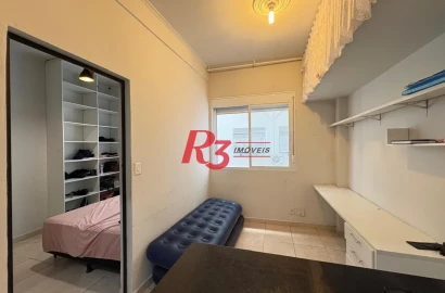 Kitnet à venda, 32 m² por R$ 300.000,00 - Embaré - Santos/SP