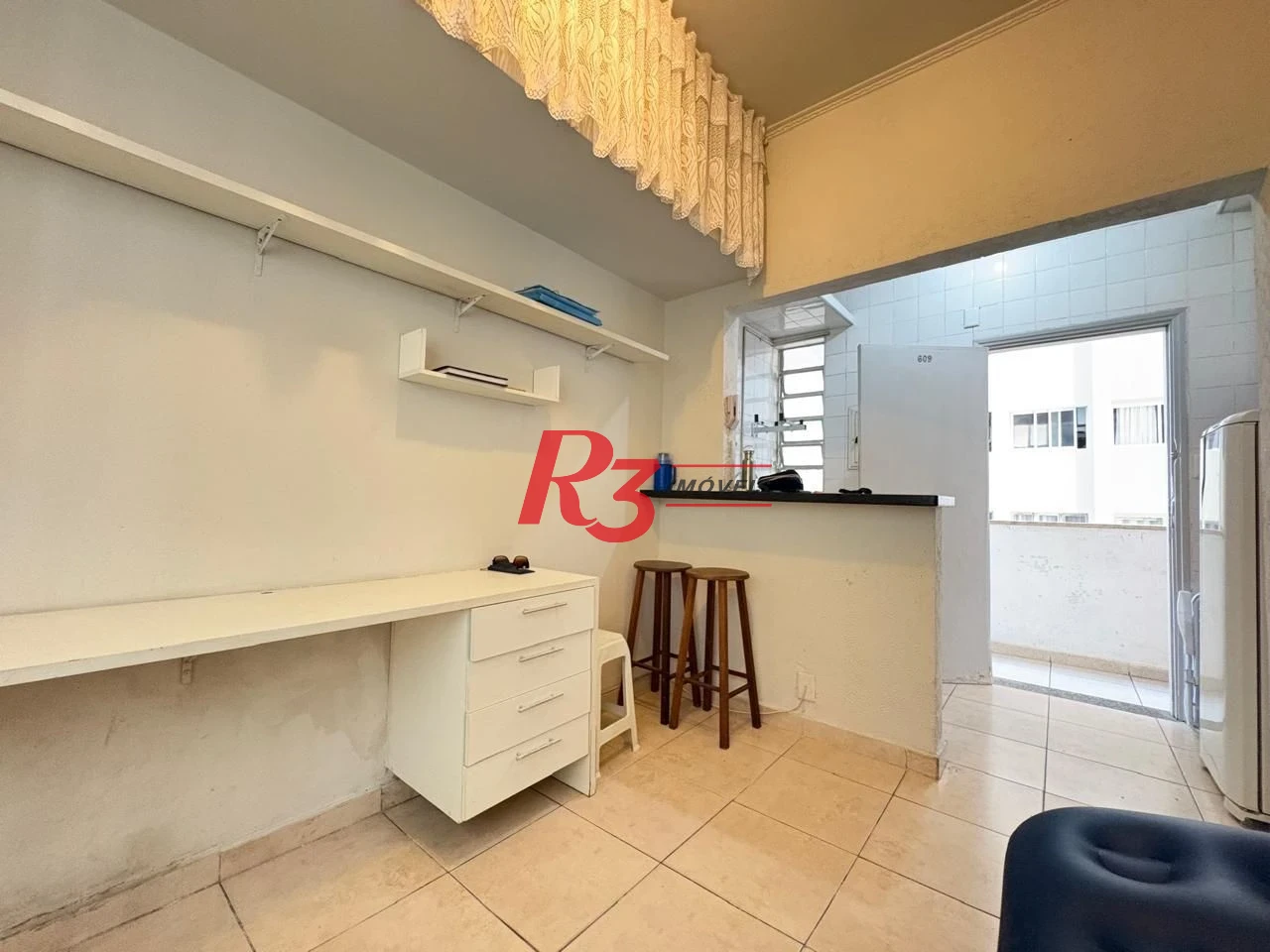 Kitnet à venda, 32 m² por R$ 300.000,00 - Embaré - Santos/SP