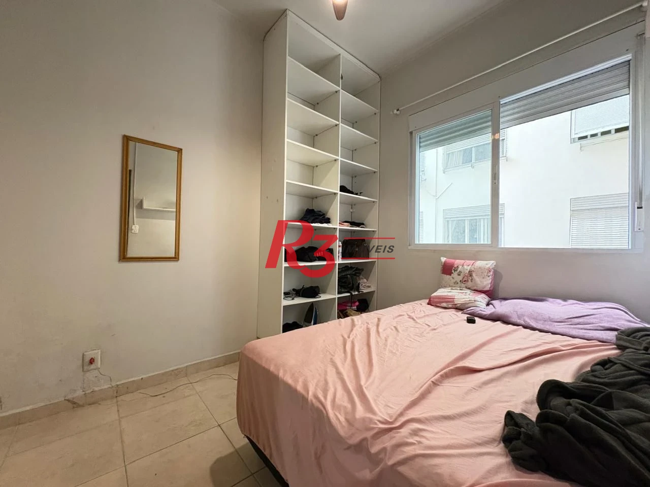 Kitnet à venda, 32 m² por R$ 300.000,00 - Embaré - Santos/SP