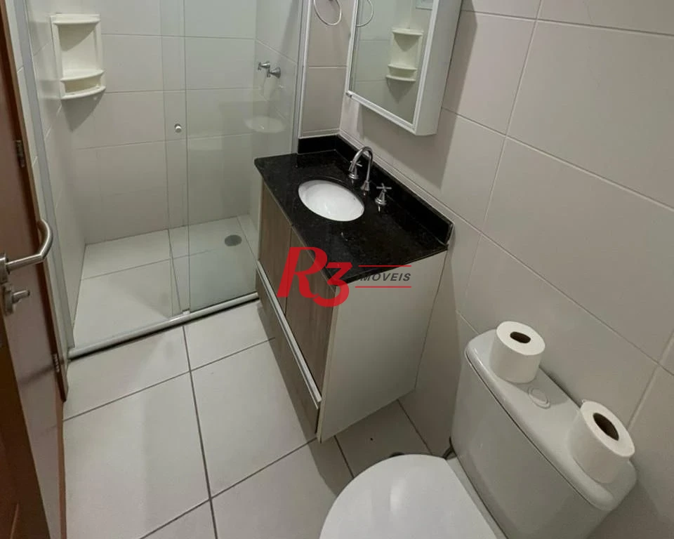 Apartamento com 1 dormitório à venda, 55 m² por R$ 530.000,00 - Macuco - Santos/SP