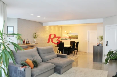 Apartamento com 4 suítes à venda, 200 m² por R$ 3.000.000,00 - Gonzaga - Santos/SP