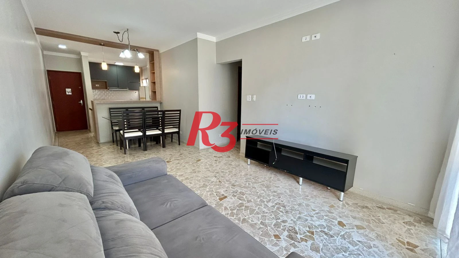Apartamento, 89 m² - venda por R$ 670.000,00 ou aluguel por R$ 5.240,00/mês - Barra Funda - Guarujá/SP