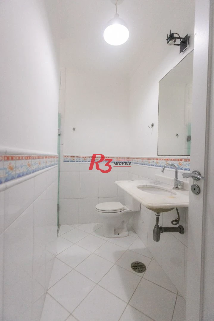 Apartamento com 3 dormitórios à venda, 165 m² por R$ 850.000,00 - Aparecida - Santos/SP