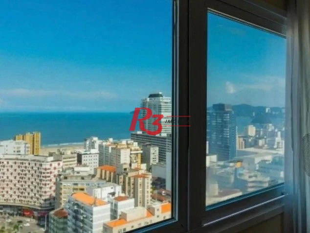 Flat com 1 dormitório à venda, 26 m² por R$ 310.000,00 - Gonzaga - Santos/SP