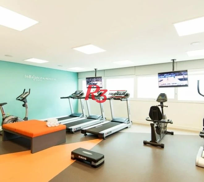 Flat com 1 dormitório à venda, 26 m² por R$ 310.000,00 - Gonzaga - Santos/SP