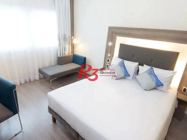 Flat com 1 dormitório à venda, 26 m² por R$ 310.000,00 - Gonzaga - Santos/SP