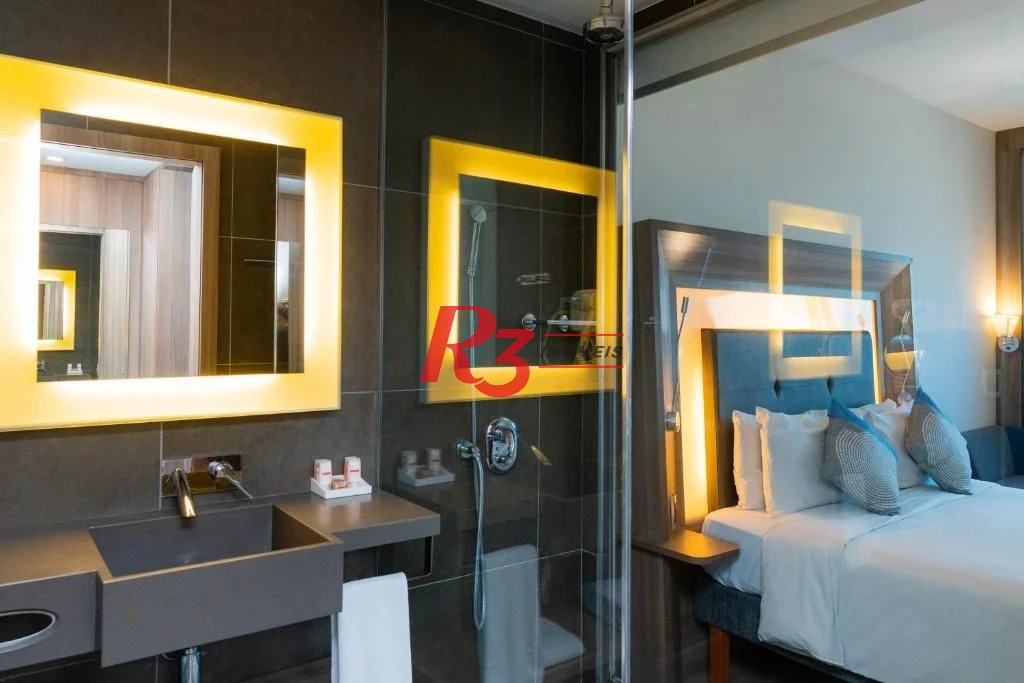 Flat com 1 dormitório à venda, 26 m² por R$ 310.000,00 - Gonzaga - Santos/SP