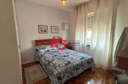 Apartamento com 2 dormitórios à venda, 86 m² por R$ 460.000,00 - Embaré - Santos/SP