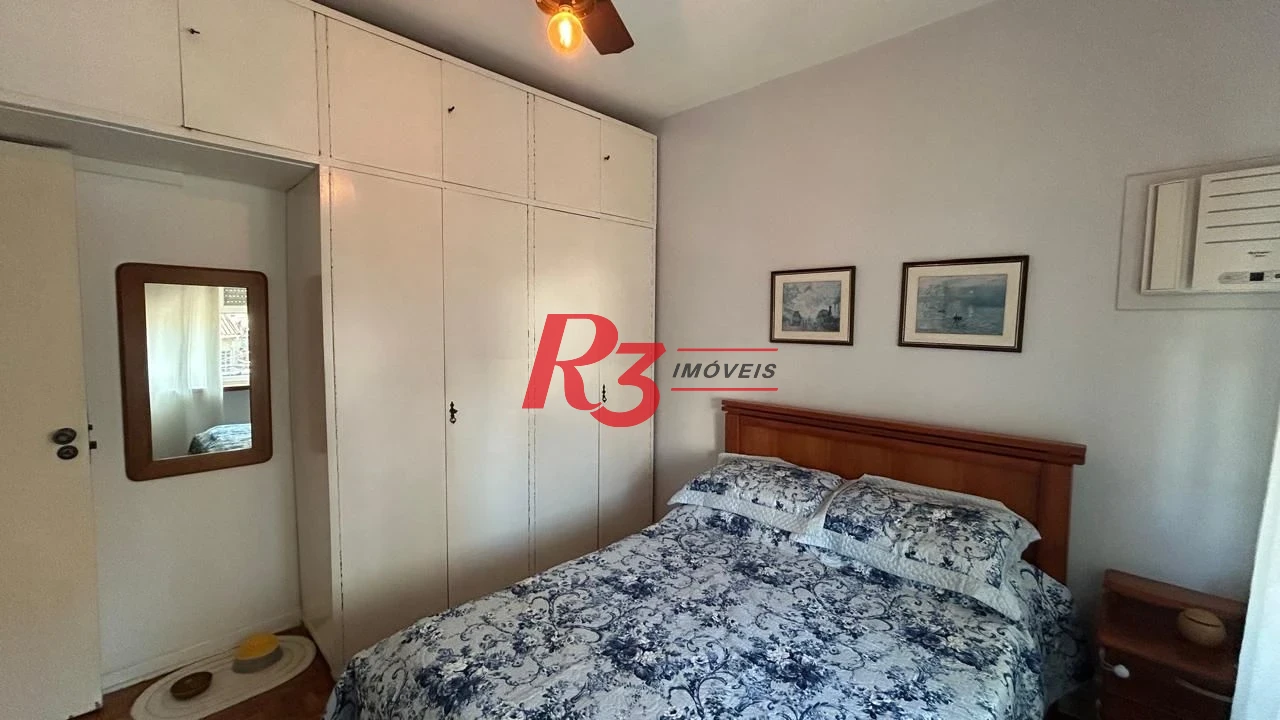 Apartamento com 2 dormitórios à venda, 86 m² por R$ 460.000,00 - Embaré - Santos/SP