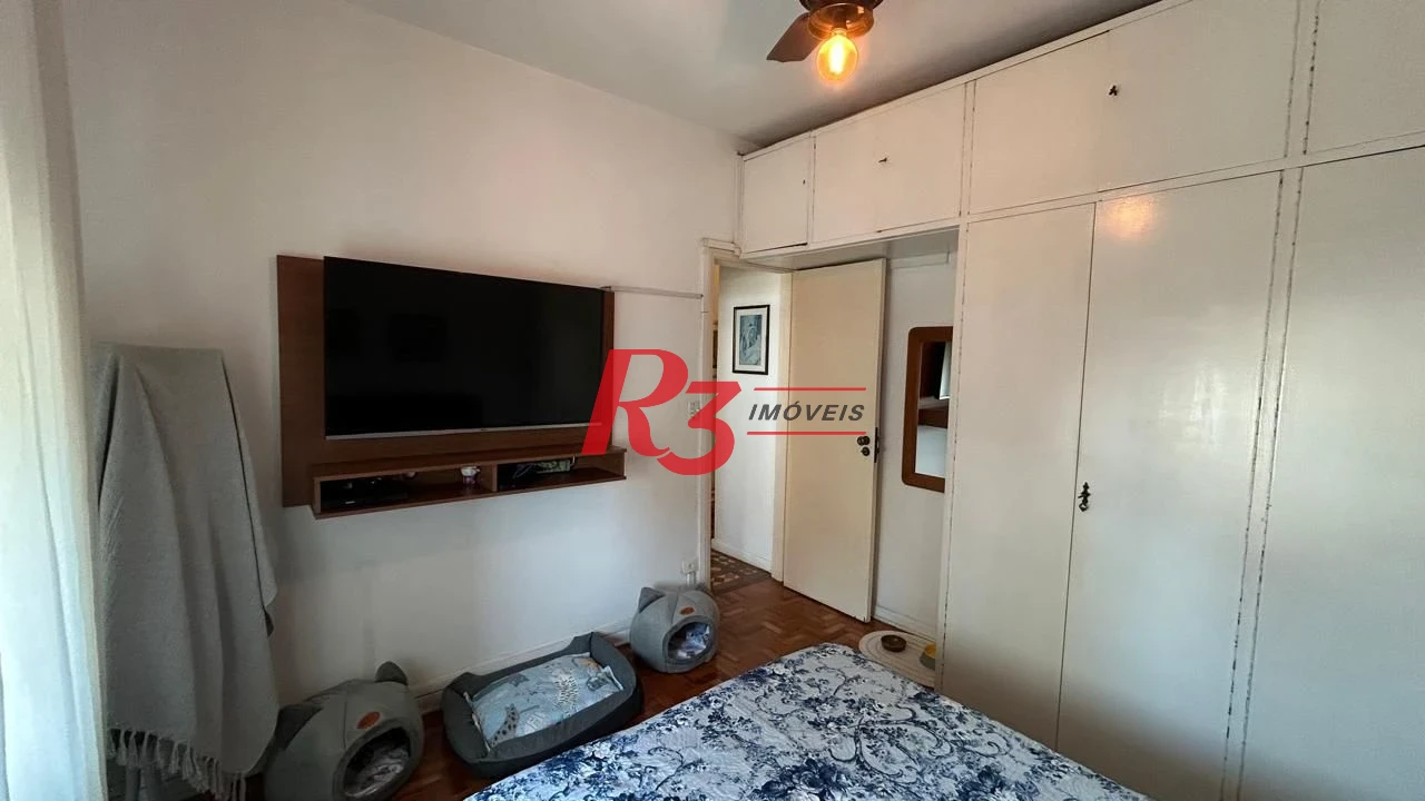 Apartamento com 2 dormitórios à venda, 86 m² por R$ 460.000,00 - Embaré - Santos/SP