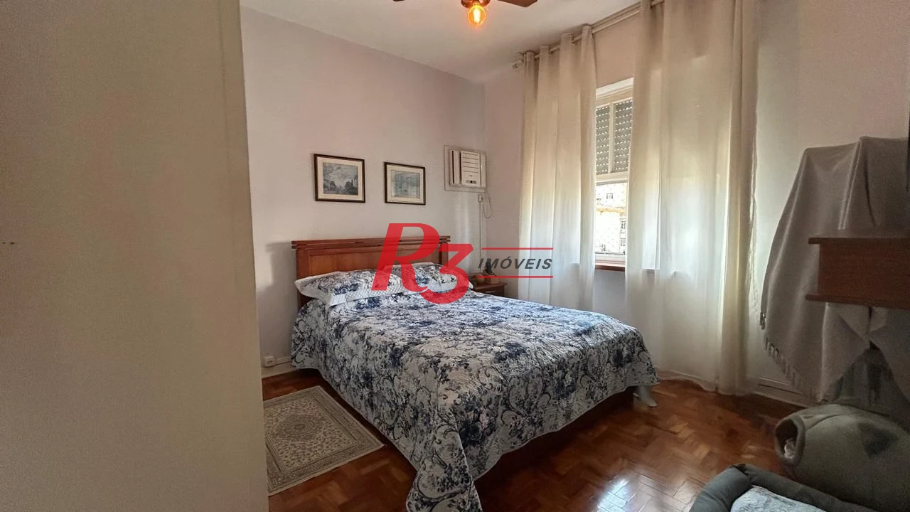Apartamento com 2 dormitórios à venda, 86 m² por R$ 460.000,00 - Embaré - Santos/SP