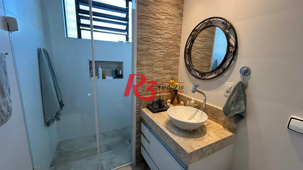 Apartamento com 2 dormitórios à venda, 86 m² por R$ 460.000,00 - Embaré - Santos/SP