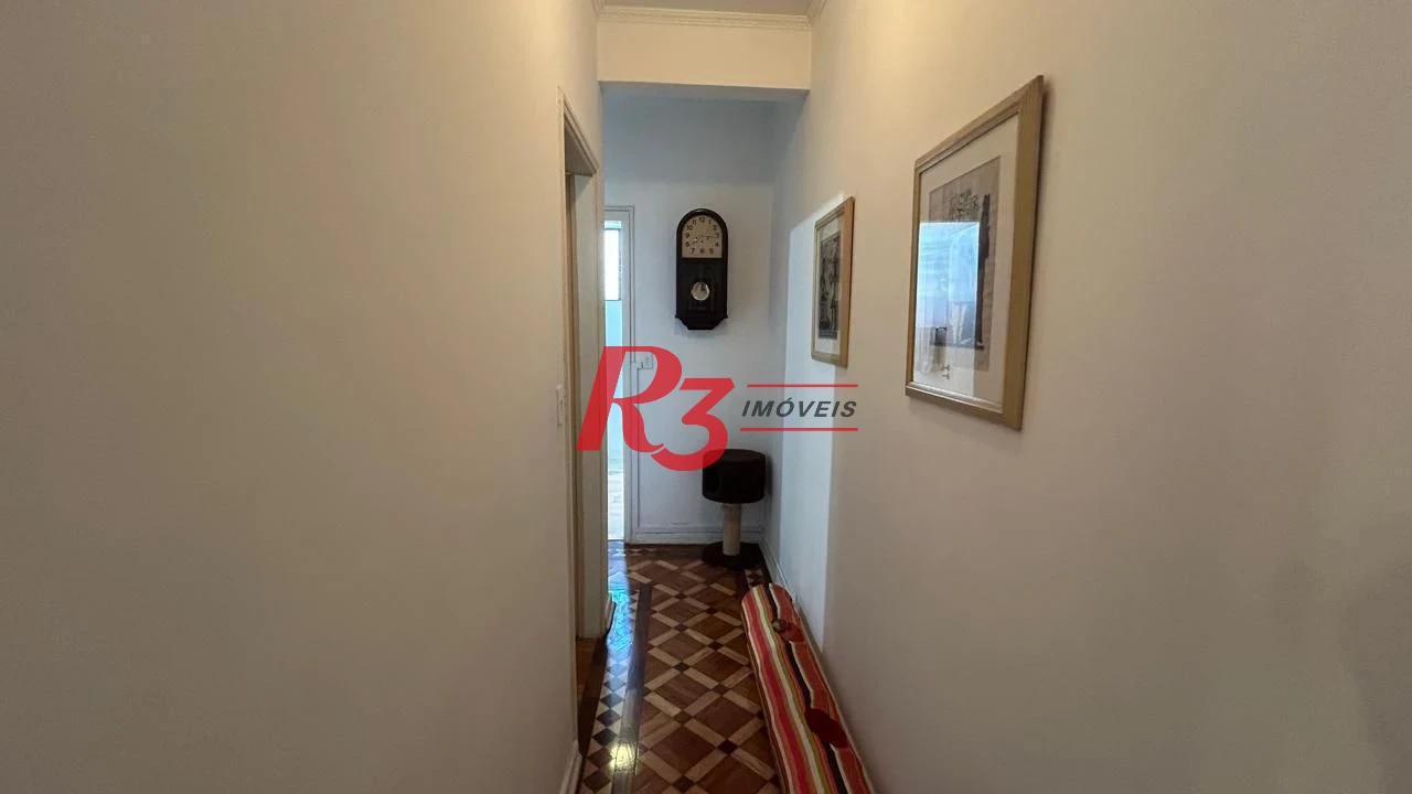 Apartamento com 2 dormitórios à venda, 86 m² por R$ 460.000,00 - Embaré - Santos/SP