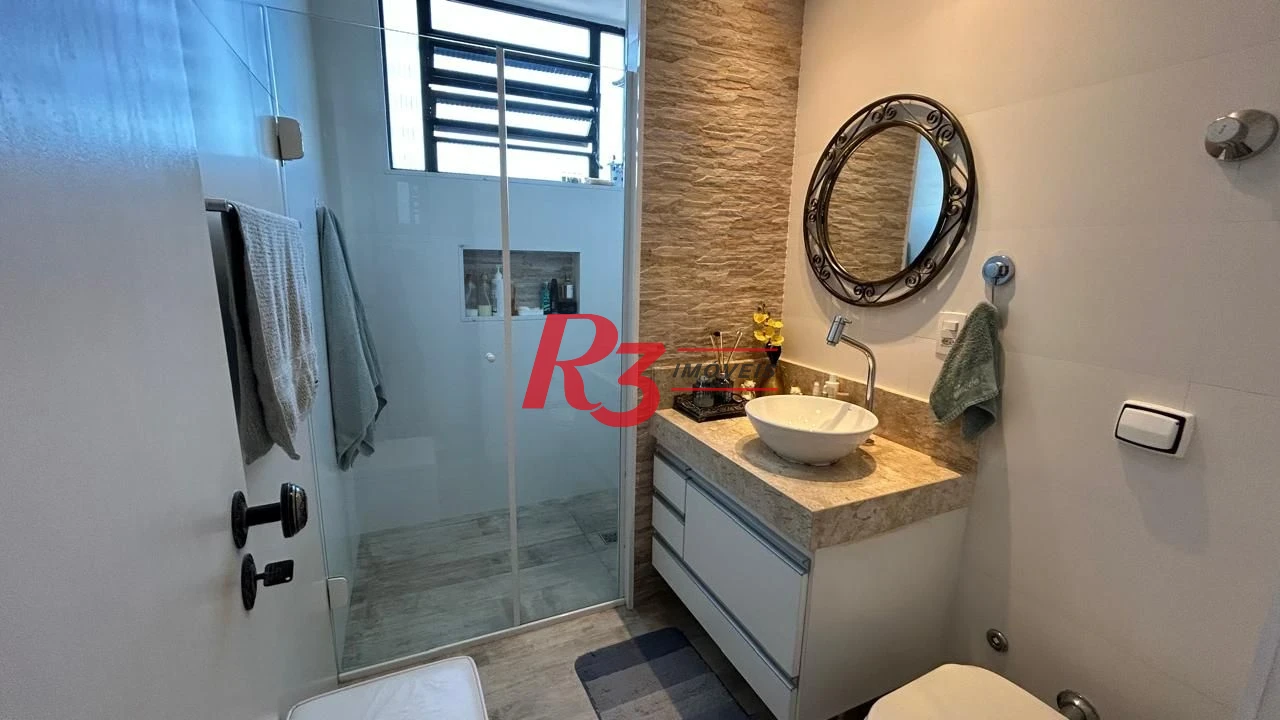 Apartamento com 2 dormitórios à venda, 86 m² por R$ 460.000,00 - Embaré - Santos/SP