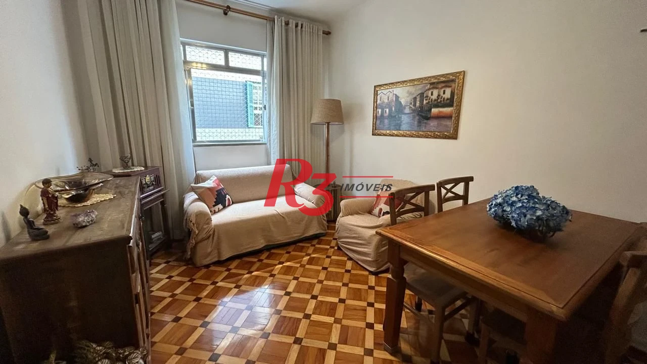 Apartamento com 2 dormitórios à venda, 86 m² por R$ 460.000,00 - Embaré - Santos/SP