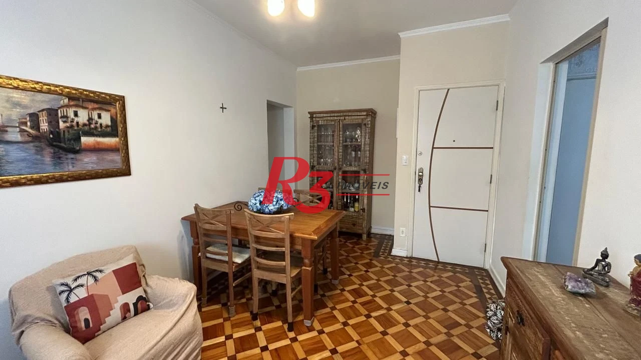 Apartamento com 2 dormitórios à venda, 86 m² por R$ 460.000,00 - Embaré - Santos/SP