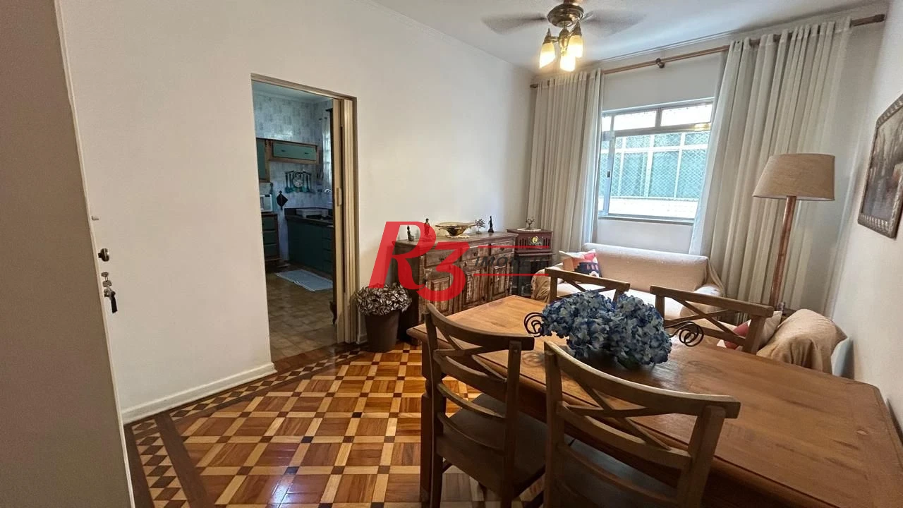 Apartamento com 2 dormitórios à venda, 86 m² por R$ 460.000,00 - Embaré - Santos/SP