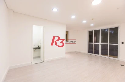 Sala para alugar, 47 m² por R$ 3.300,02/mês - Ponta da Praia - Santos/SP