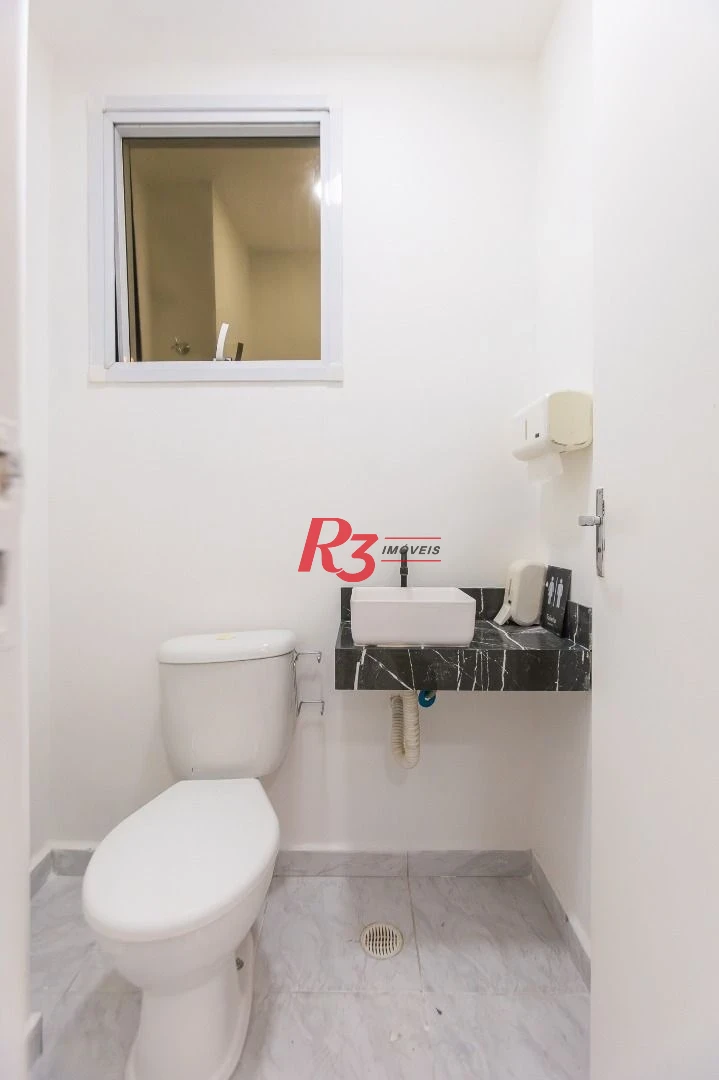 Sala para alugar, 47 m² por R$ 3.300,02/mês - Ponta da Praia - Santos/SP