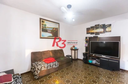 Sobrado com 4 dormitórios à venda, 93 m² por R$ 650.000,00 - Estuário - Santos/SP