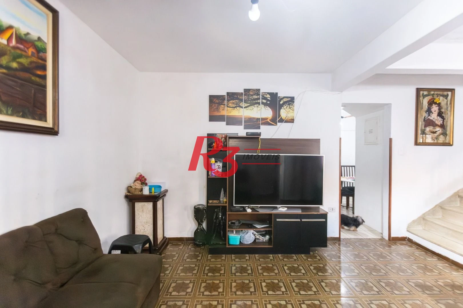 Sobrado com 4 dormitórios à venda, 93 m² por R$ 650.000,00 - Estuário - Santos/SP
