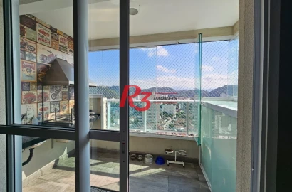 Apartamento com 2 dormitórios à venda, 63 m² por R$ 800.000,00 - Campo Grande - Santos/SP