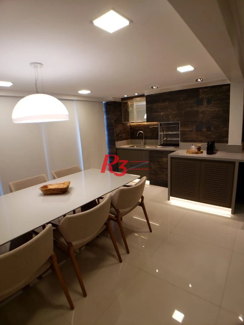 Apartamento com 3 dormitórios à venda, 125 m² por R$ 1.990.000,00 - Ponta da Praia - Santos/SP