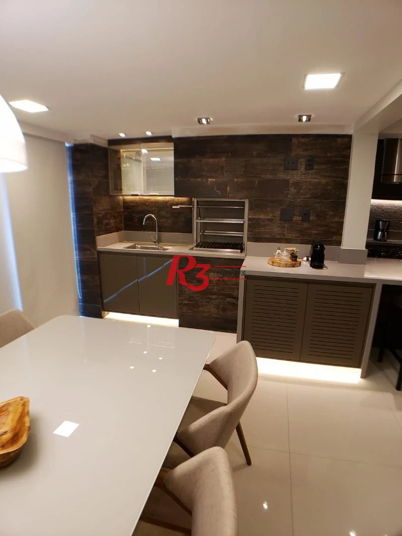 Apartamento com 3 dormitórios à venda, 125 m² por R$ 1.990.000,00 - Ponta da Praia - Santos/SP