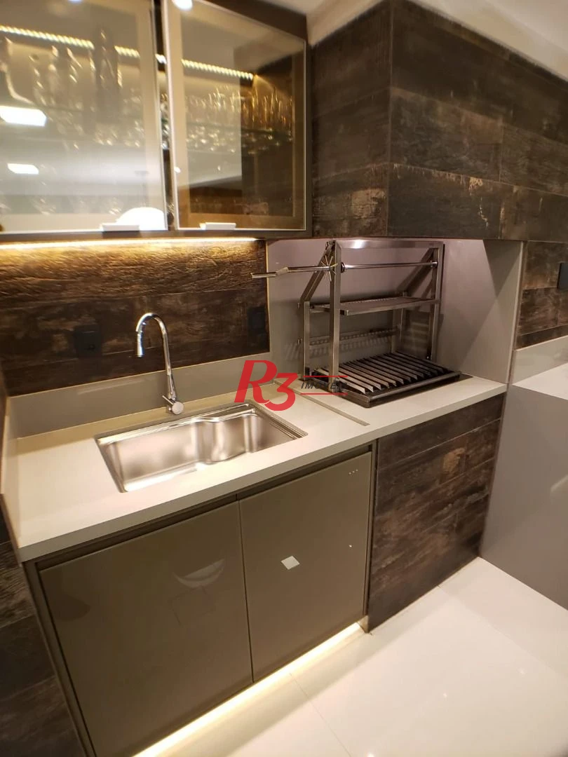 Apartamento com 3 dormitórios à venda, 125 m² por R$ 1.990.000,00 - Ponta da Praia - Santos/SP