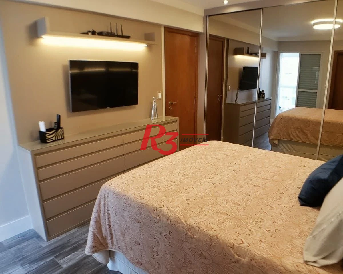 Apartamento com 3 dormitórios à venda, 125 m² por R$ 1.990.000,00 - Ponta da Praia - Santos/SP