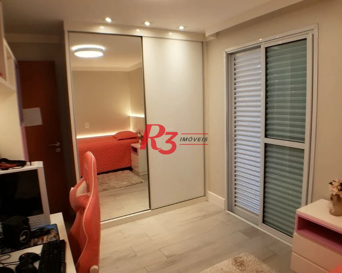 Apartamento com 3 dormitórios à venda, 125 m² por R$ 1.990.000,00 - Ponta da Praia - Santos/SP