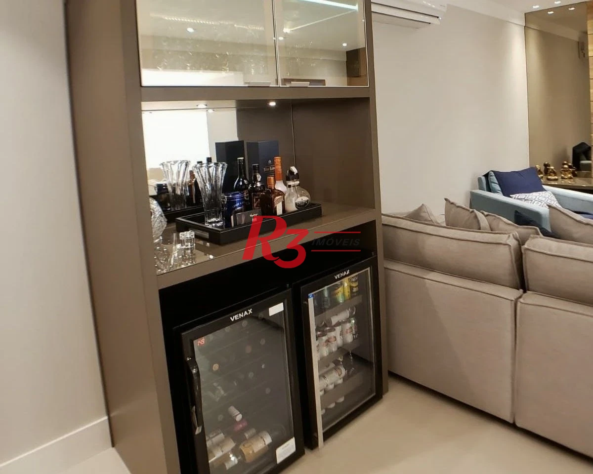 Apartamento com 3 dormitórios à venda, 125 m² por R$ 1.990.000,00 - Ponta da Praia - Santos/SP