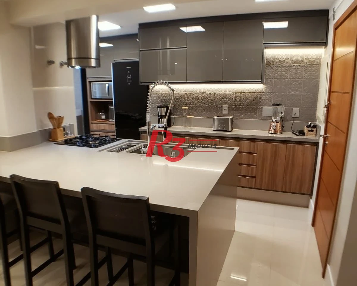 Apartamento com 3 dormitórios à venda, 125 m² por R$ 1.990.000,00 - Ponta da Praia - Santos/SP