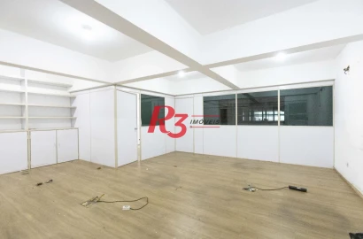 Sala para alugar, 92 m² por R$ 5.000,00/mês - Centro - Santos/SP
