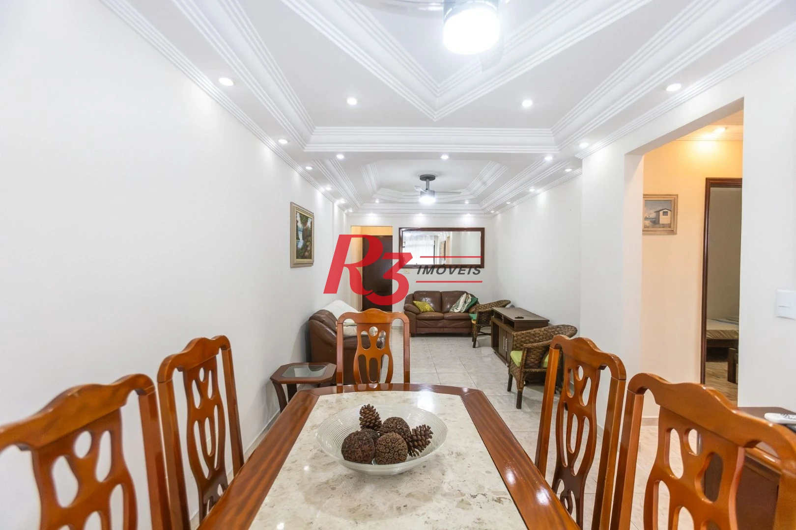 Apartamento com 2 dormitórios para alugar, 90 m² por R$ 4.500,00/mês - Campo Grande - Santos/SP