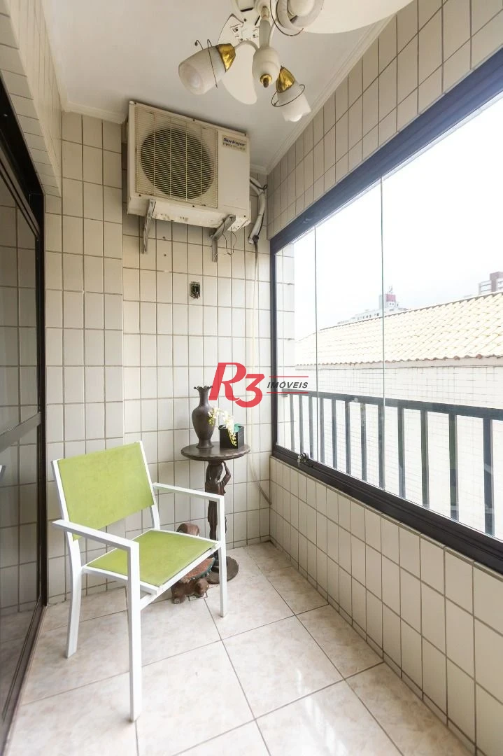 Apartamento com 2 dormitórios para alugar, 90 m² por R$ 4.500,00/mês - Campo Grande - Santos/SP