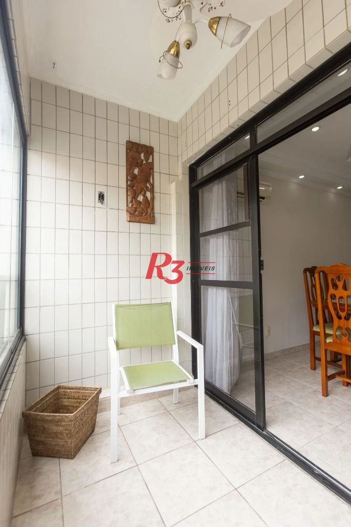 Apartamento com 2 dormitórios para alugar, 90 m² por R$ 4.500,00/mês - Campo Grande - Santos/SP