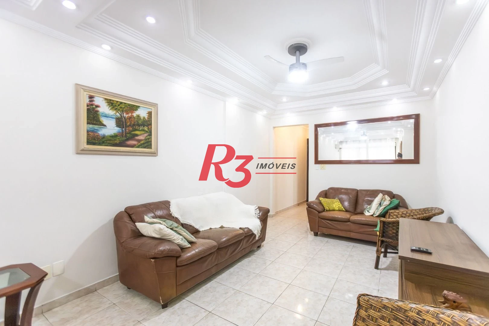 Apartamento com 2 dormitórios para alugar, 90 m² por R$ 4.500,00/mês - Campo Grande - Santos/SP